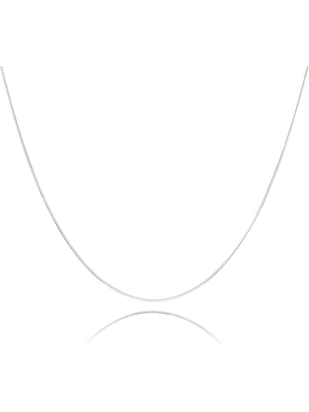 Delicate 925 Sterling Silver Box Chain Necklace - Tiny, Thin, Strong - 14"-30